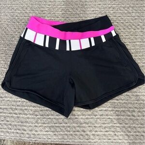 LULULEMON Spandex Shorts, size 6!